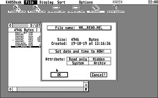 KAOSdesk atari screenshot